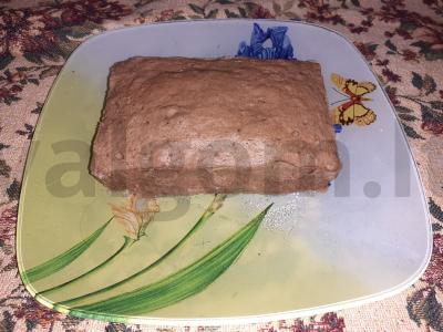 Baltymų apkepas su bananais mikrobangų krosnelėje pagrindine nuotrauka