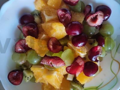 Vaisių salotos su jogurto padažu Žingsnis 4