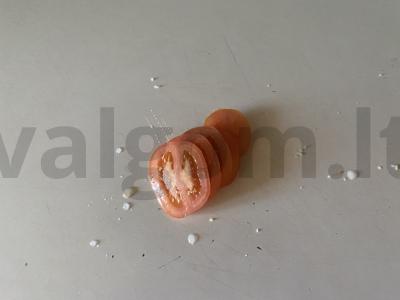 Rudai ir traški pica su Vienos dešrelėmis namuose Žingsnis 7