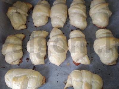 Kruasanai su migdolų kremu Žingsnis 3