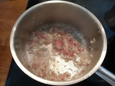 Makaronai su avinžirniais ir rūkytomis šoninėmis Žingsnis 2