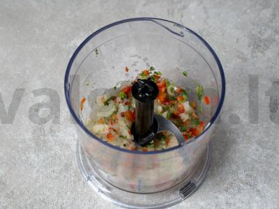 Tailandietiškas „Žaliojo karčio“ padažas Žingsnis 1