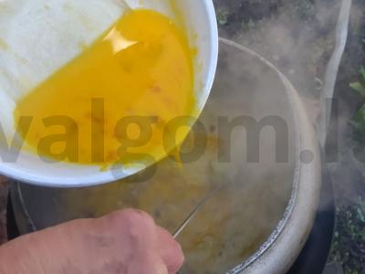 Kasha ant laužo Žingsnis 5