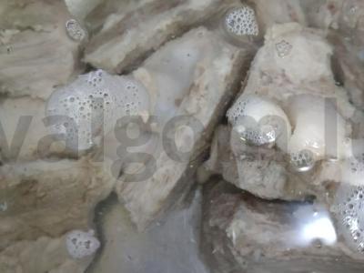 Žirnių sriuba su kiauliena ir prieskoniais Žingsnis 1