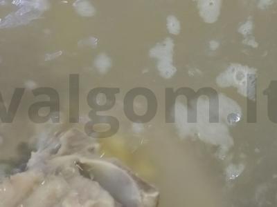 Žirnių sriuba su kiauliena ir prieskoniais Žingsnis 8