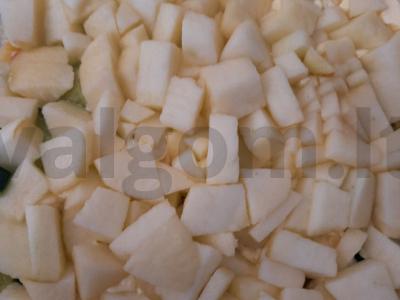 Sluoksniuotas salotas su obuoliu Žingsnis 9