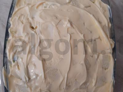 Sluoksniuotas salotas su obuoliu Žingsnis 10