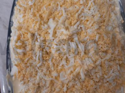 Sluoksniuotas salotas su obuoliu Žingsnis 11