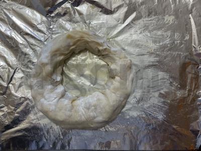 Auksinis obuolių štrudelis greitai Žingsnis 4