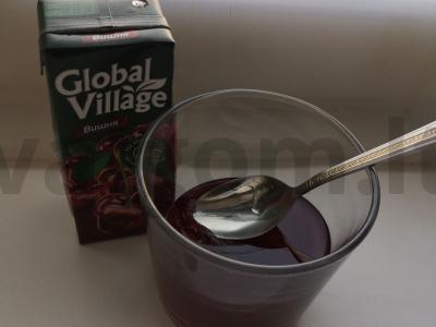 Vyšnių želė iš sulčių pagrindine nuotrauka