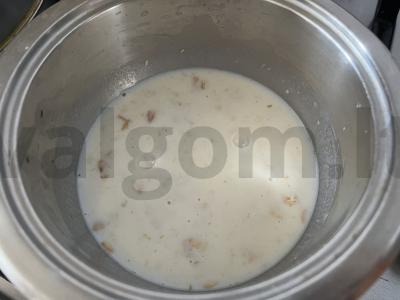 Pieninė-bananų avižinė košė Žingsnis 5