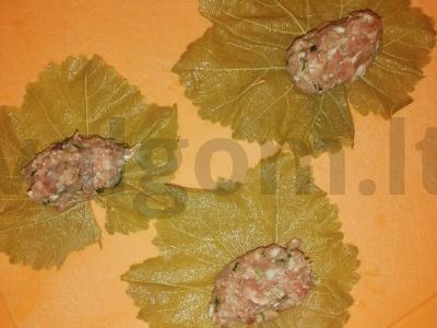 Dolma su raugintu pienu Žingsnis 2