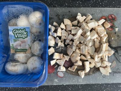 Pyragai su grybais ir bulvėmis Žingsnis 2