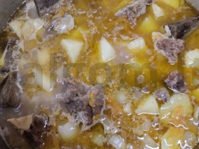 Jautienos troškinys su bulvėmis Žingsnis 6