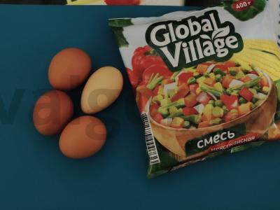 Vitamininė kiaušinienė Žingsnis 1