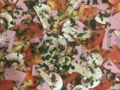 Pica su dešra ir grybais Žingsnis 2