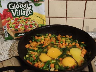 Vitamininė kiaušinienė Žingsnis 5