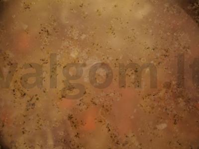 Nudų sriuba su mėsos kukuliais Žingsnis 6