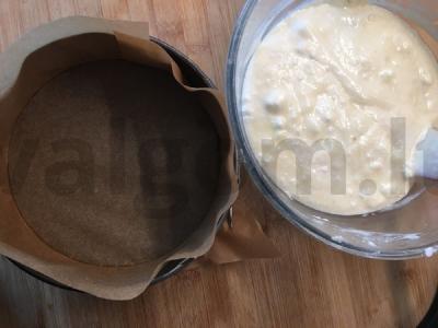 Biskvitinis tortas su apelsinų sluoksniu Žingsnis 6