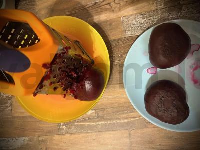 Naudingas salotas-papildas iš virtų burokėlių pietums Žingsnis 4