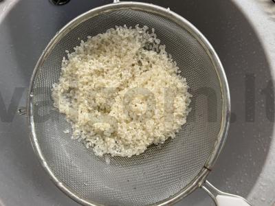 Skani biriausi ryžiai Žingsnis 1