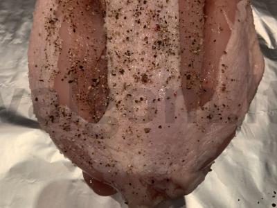 Kepta vištienos krūtinėlė su pipirais Žingsnis 3