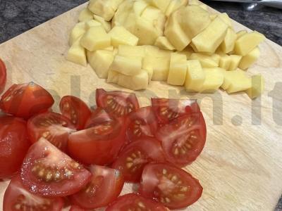 Grietinėlės žuvies sriuba Žingsnis 3