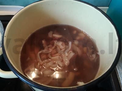 Kreminė jūros gėrybių sriuba Žingsnis 9