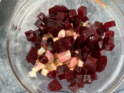 Salotas „Sveikata“ su moliūgų sėklomis Žingsnis 4