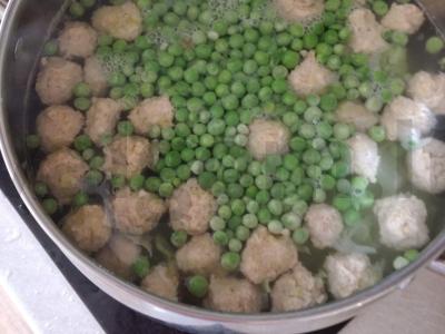 Žaliųjų žirnių sriuba Žingsnis 4