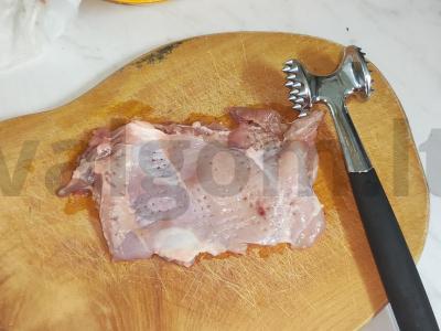 Cukinijų ir bulvių apkepas su vištienos filė Žingsnis 1