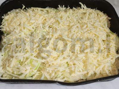 Cukinijų ir bulvių apkepas su vištienos filė Žingsnis 4