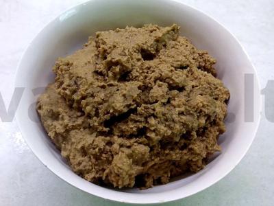 Krištoliniai trikampiai su vištienos kepenėlėmis Žingsnis 2