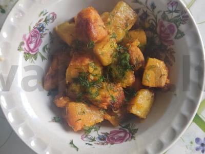 Moliūgas su česnaku pagrindine nuotrauka