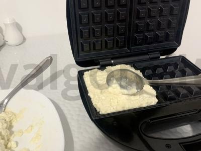 PP vafliai be glitimo ir cukraus Žingsnis 4