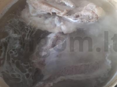 Žirnių sriuba su kalakutiena Žingsnis 1