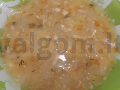 Žirnių sriuba su kalakutiena pagrindine nuotrauka