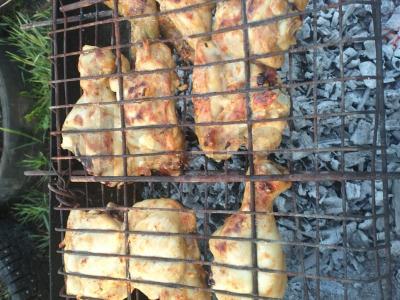 Skani vištiena ant grilio su garstyčių marinatų Žingsnis 5