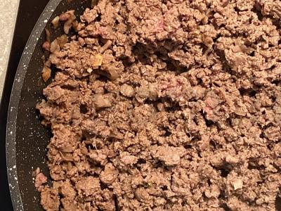 Blynai su mėsa ir sūriu Žingsnis 4