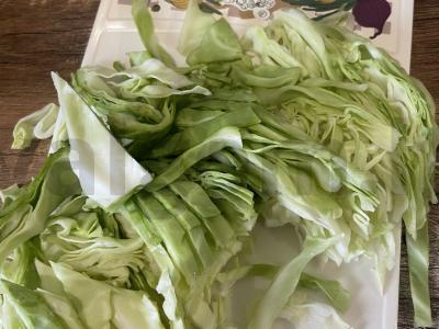 Borščas su grietine ir skrudintais duonos kubeliais Žingsnis 2