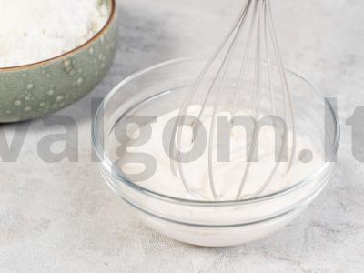 Picos tešla keptuvėje Žingsnis 1