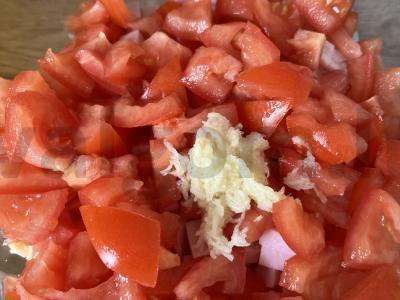 Salotas „Žvaigždė“ su kalakutienos kumpiu Žingsnis 6