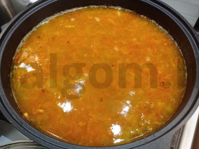 Grikių košė su bulguru ir daržovėmis Žingsnis 3