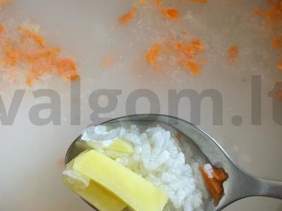 Ryžių sriuba su vištiena ir prieskoniais Žingsnis 3