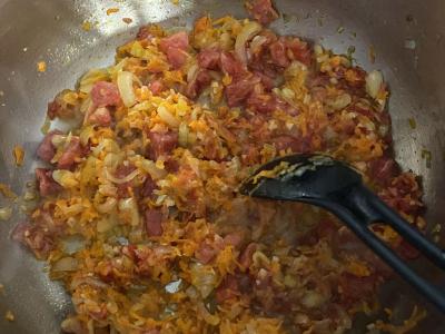 Troškinys su faršu ir moliūgu Žingsnis 6