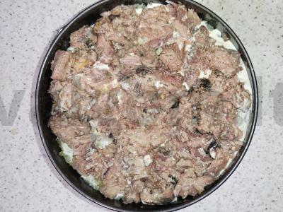 Sluoksniuotas salotas „Ločmanskij“ Žingsnis 4