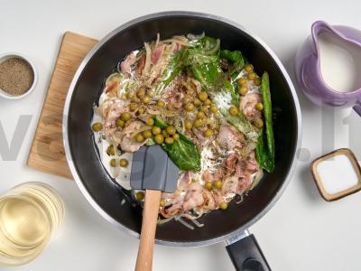 Daržovių troškinys su romėnų salotomis Žingsnis 2