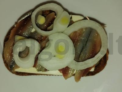 Krisčiai sumuštinis su silke Žingsnis 5