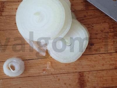 Mėsa prancūziškai su vištiena ir daržovėmis Žingsnis 2