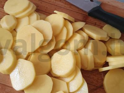 Mėsa prancūziškai su vištiena ir daržovėmis Žingsnis 4